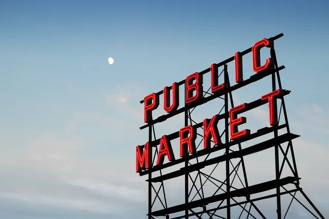blue, sky, clouds, blue sky, billboard, font, market, nature, sign, signage, blue market. How to read an out of home advertising cost guide